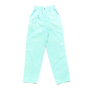 💖 SOLD 💖 Vintage 70s Gator Of Florida Pastel Mint High Waisted Pants